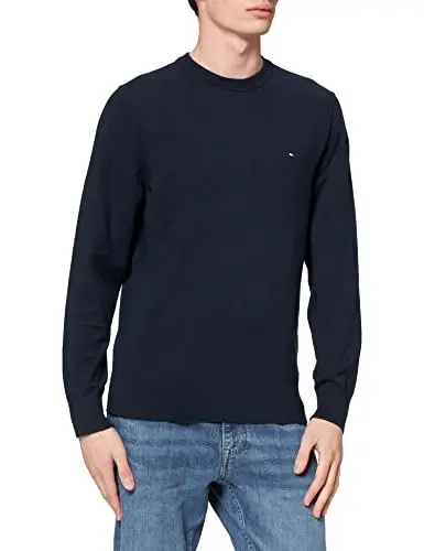 Produktbild: Tommy Hilfiger Herren 1985 Crew Neck Sweater Pullover, Desert Sky, XS