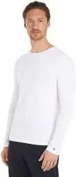 Produktbild: Tommy Hilfiger Herren Langarmshirts Basic, Mehrfarbig (White/White/White), L