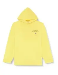 Produktbild: Tommy Hilfiger Herren BT-Arched Varsity Hoody-B MW0MW35042 Hoodies, Gelb (Eureka Yellow), 3XL