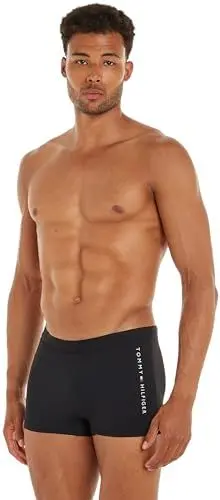 Produktbild: Tommy Hilfiger Herren Badehose Trunk Kurz, Schwarz (Black), M