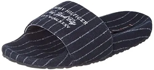 Produktbild: Tommy Hilfiger Herren Warm Felt Hilfiger Pool Slide Sneaker, Desert Sky, 43 EU