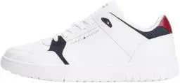 Produktbild: Tommy Hilfiger Herren Basketball Sneaker aus Leder, Weiß (White), 41