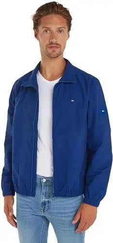 Produktbild: Tommy Hilfiger CL STAND COLLAR BLOUSON Gewebte Jacken Herren, Blau (Anchor Blue), M
