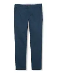 Produktbild: Tommy Hilfiger Herren Chino Bleecker Printed Structure Stretch, Blau (Desert Sky), 33W / 34L