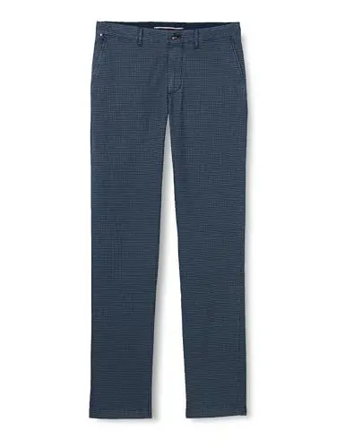 Produktbild: Tommy Hilfiger Herren Chino Denton Pow Check Stretch, Blau (Desert Sky), 28W / 32L