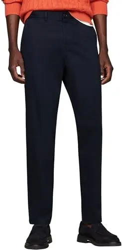 Produktbild: Tommy Hilfiger Herren Chino Hose Harlem Tapered Fit, Blau (Desert Sky), 34W/30L