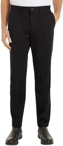 Produktbild: Tommy Hilfiger Herren Chino Hose Harlem Tapered Fit, Schwarz (Black), 34W/32L