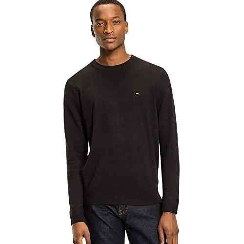 Produktbild: Tommy Hilfiger Herren Pullover, Schwarz (Flag Black 032), M