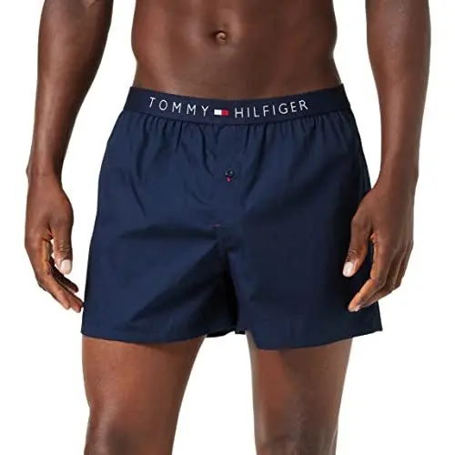 Produktbild: Tommy Hilfiger Herren Boxershorts aus Baumwolle, Blau (Navy Blazer), XL