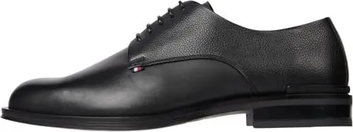 Produktbild: Tommy Hilfiger Herren Derby Schuhe Core aus Leder, Schwarz (Black), 44