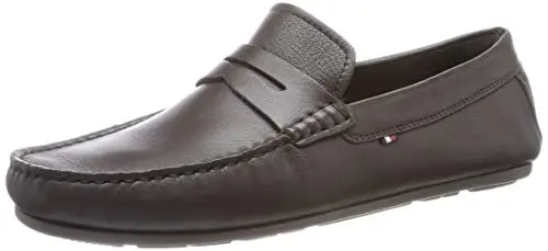 Produktbild: Tommy Hilfiger Herren Driver Schuh Casual Leather Driver Mokassins , Braun (Cocoa), 40 EU