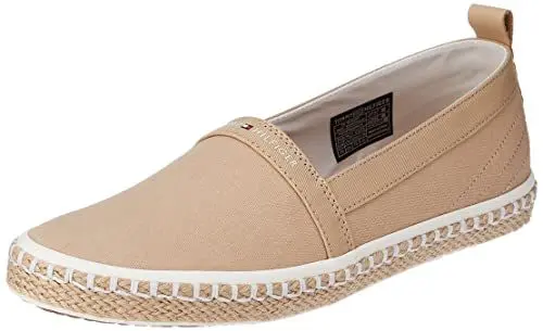 Produktbild: Tommy Hilfiger Herren Espadrilles Resort Stoffschuhe, Beige (Clayed Pebble), 44