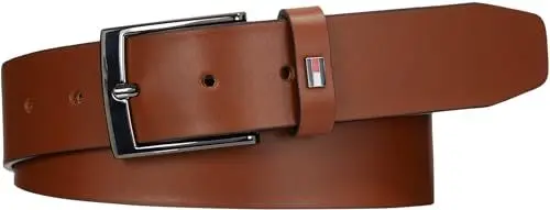 Produktbild: Tommy Hilfiger Herren Gürtel Adan Leather 3.5 Ledergürtel, Braun (Cognac), 90