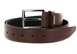 Produktbild: Tommy Hilfiger Herren Gürtel Business 3.5 Ledergürtel, Braun (Dark Chestnut), 105