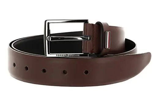 Produktbild: Tommy Hilfiger Herren Gürtel Business 3.5 Ledergürtel, Braun (Dark Chestnut), 105