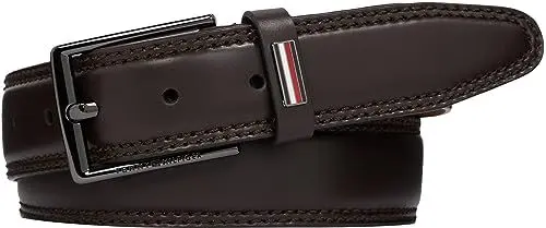 Produktbild: Tommy Hilfiger Herren Gürtel Business 3,5 cm Ledergürtel, Braun (Coffee Bean), 90