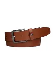 Produktbild: Tommy Hilfiger Herren Gürtel Denton 3,5 cm Ext Ledergürtel, Braun (Cognac), 80