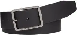 Produktbild: Tommy Hilfiger Herren Gürtel Oliver 4.0 Ext Ledergürtel, Schwarz (Black), 110 cm