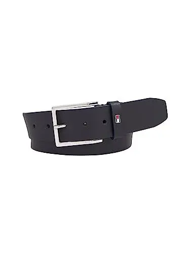 Produktbild: Tommy Hilfiger Herren Gürtel Oliver 4,0 cm Ext Ledergürtel, Blau (Space Blue), 90