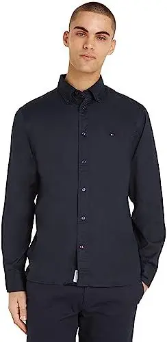 Produktbild: Tommy Hilfiger CORE FLEX POPLIN RF SHIRT Freizeithemden Herren, Blau (Desert Sky), M