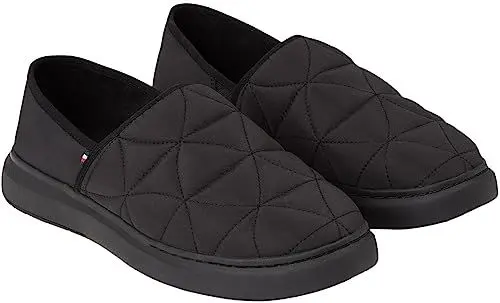 Produktbild: Tommy Hilfiger Herren Hilfiger WARM HYBRID HOMESLIPPER FM0FM04772 Hausschuhe, Schwarz (Black), 43 EU