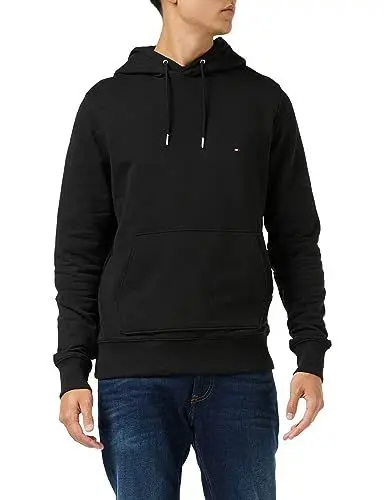 Produktbild: Tommy Hilfiger Herren Hoodie 1985 mit Kapuze, Schwarz (Black), XL