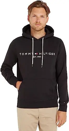 Produktbild: Tommy Hilfiger CORE TOMMY LOGO HOODY Sweatshirts Herren, Schwarz (JET BLACK), XXL