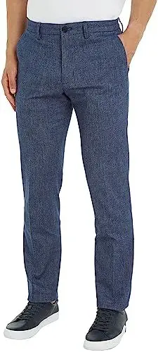 Produktbild: Tommy Hilfiger Herren Hose Chino, Blau (Faded Indigo), 30W / 34L