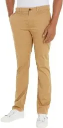 Produktbild: Tommy Hilfiger Herren Hose Denton Printed Structure Chino Straight Fit, Grün (Classic Khaki), 35W/28L