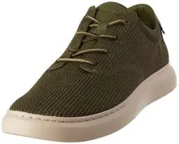Produktbild: Tommy Hilfiger Herren Hybrid Sneaker Knit Hybrid Shoe Schuhe, Grün (Mentor Green), 44 EU