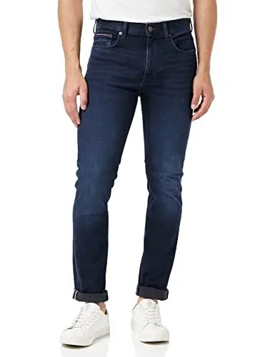 Produktbild: Tommy Hilfiger Herren Jeans Hose Core Slim Bleecker mit Stretch, Blau (Iowa Blueblack), 31W/30L