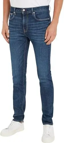 Produktbild: Tommy Hilfiger Herren Jeans Hose Bleecker Slim Fit, Blau (Gulf Blue), 36W/34L