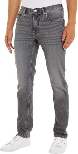Produktbild: Tommy Hilfiger Herren Jeans Hose Denton Grover Straight Fit, Grau (Grover Grey), 29W/34L