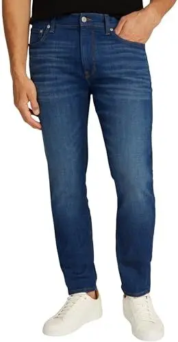 Produktbild: Tommy Hilfiger Herren Jeans Hose Houston Flex Tucson Tapered Fit, Blau (Mohave Indigo), 34W/33L