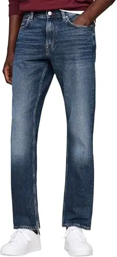 Produktbild: Tommy Hilfiger Herren Jeans Hose Regular Fit Straight Leg, Blau (Gifford Indigo), 30W/36L