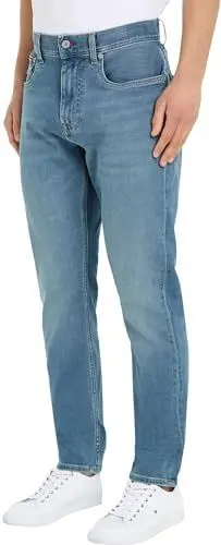 Produktbild: Tommy Hilfiger Herren Jeans Houston Tapered Fit, Blau (Ahota Blue), 32W / 32L