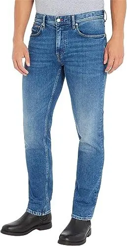 Produktbild: Tommy Hilfiger STRAIGHT DENTON STR CLEVE BLUE Jeanshosen Herren, Denim (Cleve Blue), 32W / 34L
