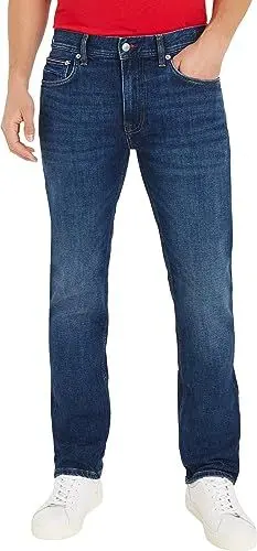Produktbild: Tommy Hilfiger Herren Jeans Stretch, Blau (Caro Indigo), 44W / 34L