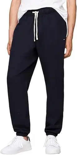 Produktbild: Tommy Hilfiger Herren Jogginghose Essential Fleece mit Tunnelzug, Blau (Desert Sky), L
