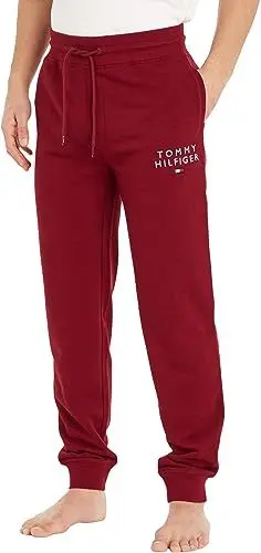 Produktbild: Tommy Hilfiger Herren Jogginghose Track Pant Lang, Rot (Rouge), L