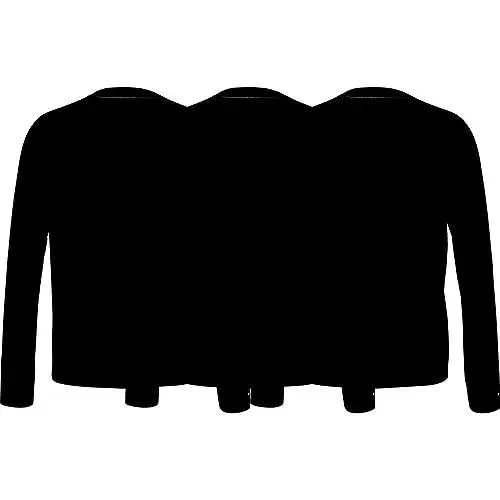 Produktbild: Tommy Hilfiger Herren Langarmshirts Basic, Schwarz (Black/ Black/ Black), M
