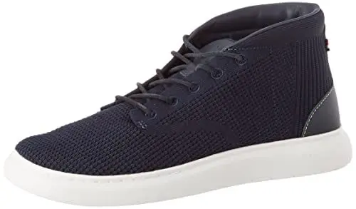 Produktbild: Tommy Hilfiger Herren Low Boot Stiefel Knit Hybrid Boot zum Schnüren, Blau (Desert Sky), 46 EU