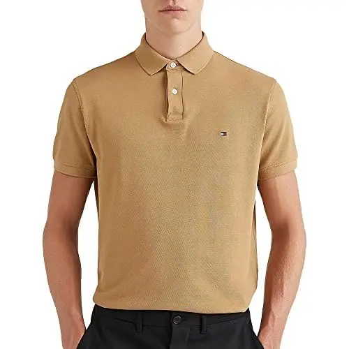 Produktbild: Tommy Hilfiger 1985 REGULAR POLO Kurzarm Poloshirts Herren, Braun (Countryside Khaki), XS