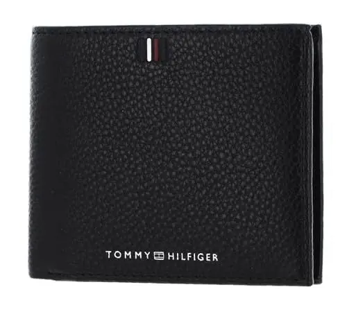 Produktbild: Tommy Hilfiger Herren Portemonnaie Central mit Münzfach, Schwarz (Black), Onesize