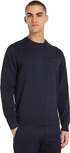 Produktbild: Tommy Hilfiger 1985 CREW NECK SWEATER Pullover Herren, Blau (Desert Sky), XL