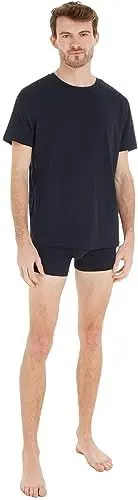 Produktbild: Tommy Hilfiger Herren Pyjama-Set Kurz, Blau (Desert Sky/Desert Sky), M