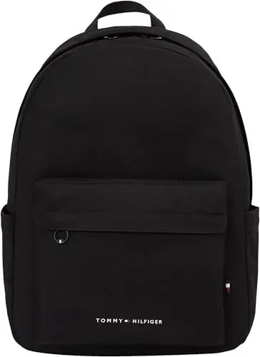 Produktbild: Tommy Hilfiger Herren Rucksack Skyline Backpack Handgepäck, Schwarz (Black), Onesize