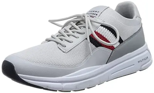 Produktbild: Tommy Hilfiger Herren Runner Sneaker Premium Lightweight Runner Knit Sportschuhe, Beige (Light Cast), 44 EU