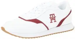 Produktbild: Tommy Hilfiger Herren Runner Sneaker Sportschuhe, Weiß (White), 44 EU