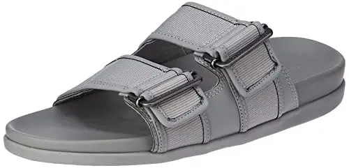 Produktbild: Tommy Hilfiger Herren Sandalen Mix Buckles Sommer, Grau (Antique Silver), 43